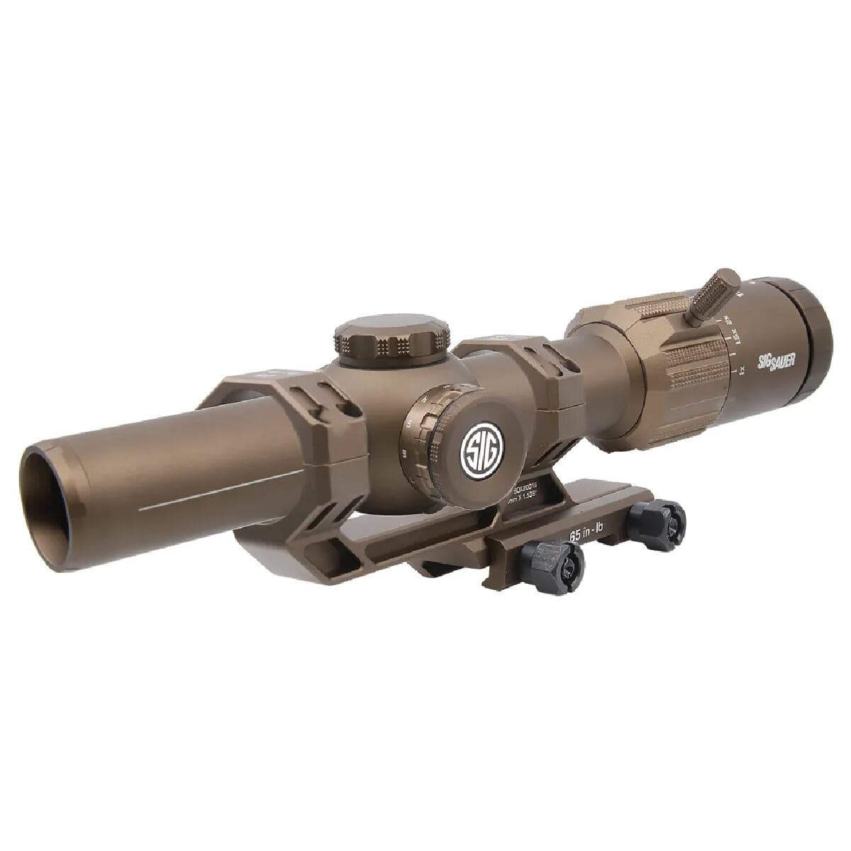 Sig Sauer TANGO-MSR 1-8x24mm Illum BDC8 SFP Coyote Tan Riflescope w/ALPHA-MSR Mount SOTM81200