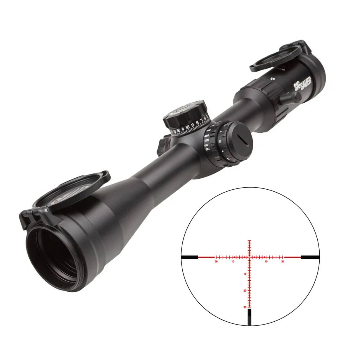Shop Sig Sauer WHISKEY4 4-16x44mm FFP Illum MOA Milling