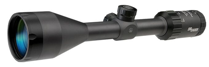 Sig Sauer WHISKEY3 3-9x50mm SFP Illum Hellfire Quadplex Reticle 0.25 MOA Black Riflescopes SOW33205