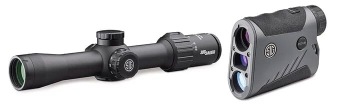 Sig Sauer BDX Combo Kit Kilo1600BDX LRF and Sierra3BDX 2.5-8x36mm RifleScope SOK16BDX01