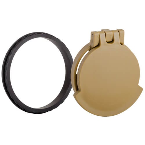 Tenebraex Objective Flip Cover w/ Adapter Ring RAL8000/Black for Bushnell Elite Tactical 3-12x44 40FC0T-BT4449-FCR