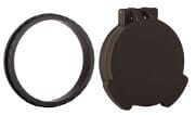 Tenebraex Objective Flip Cover w/ Adapter Ring Dark Earth/Black for 50mm Swarovski and Vortex Viper Scopes  VE0050-FCR