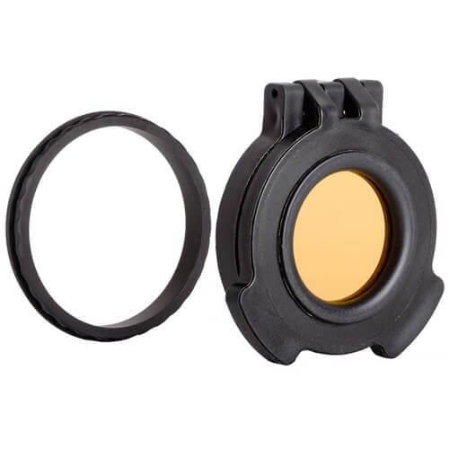 Tenebraex Objective Amber See-Through Flip Cover w/ Adapter Ring for Vortex Razor 3-18x50 50MMFC-VR0050-ACR