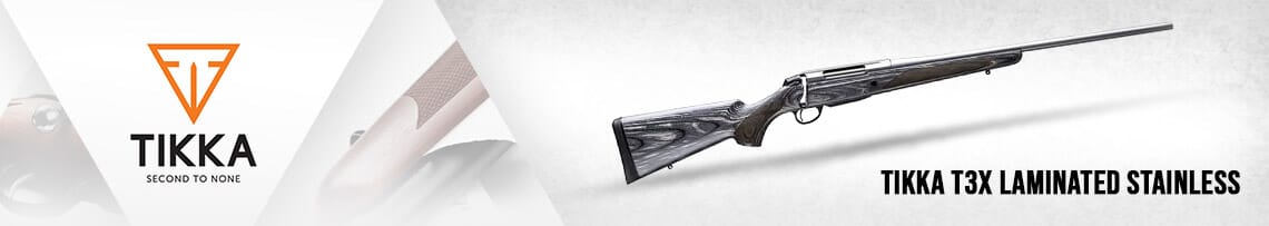 Tikka T3X Laminated Stainless Rifles