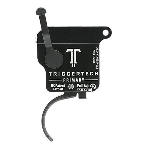 TriggerTech Rem 700 Factory Primary Curved Blk/Blk Single Stage Trigger R70-SBB-14-TBC