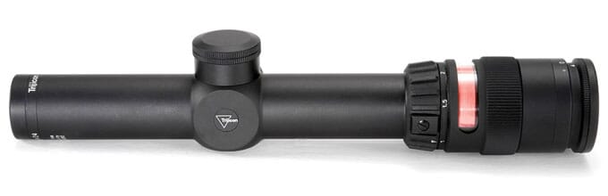 Trijicon AccuPoint 1-4x24mm Red Triangle Post Riflescope TR24R