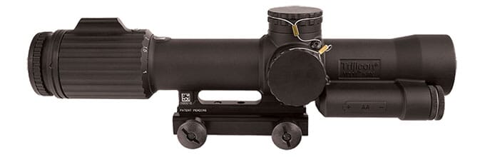 Trijicon VCOG 1-8x28 Red MRAD Crosshair Dot Reticle Riflescope w/ Thumbscrew Mount 2400003