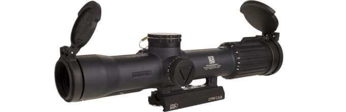 Trijicon USMC SCO VCOG 1-8x28mm Red MRAD Tree Reticle Riflescope  w/LaRue LT799 Mount, Tenebraex Flip Caps & Soft Case VC18-C-2400012