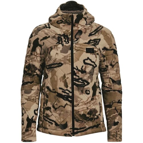 Under Armour Women's Rut Windproof Jacket UA Barren Camo/Black XL 1365594-999004