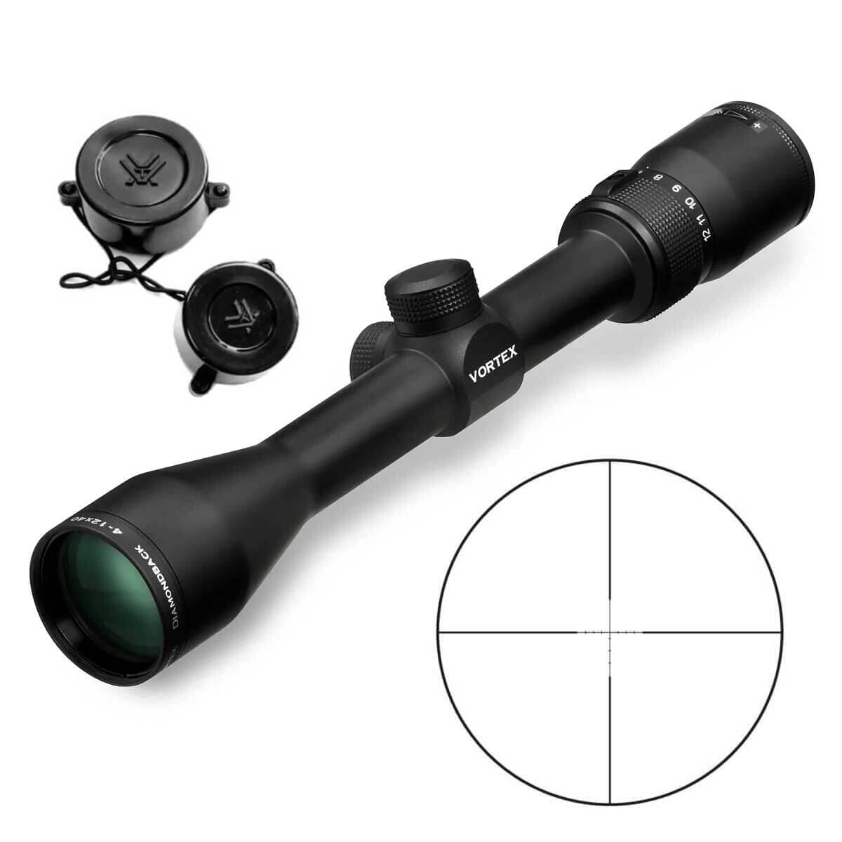 Vortex Diamondback 4?12x40 Riflescope with Dead-Hold BDC Reticle (MOA ...