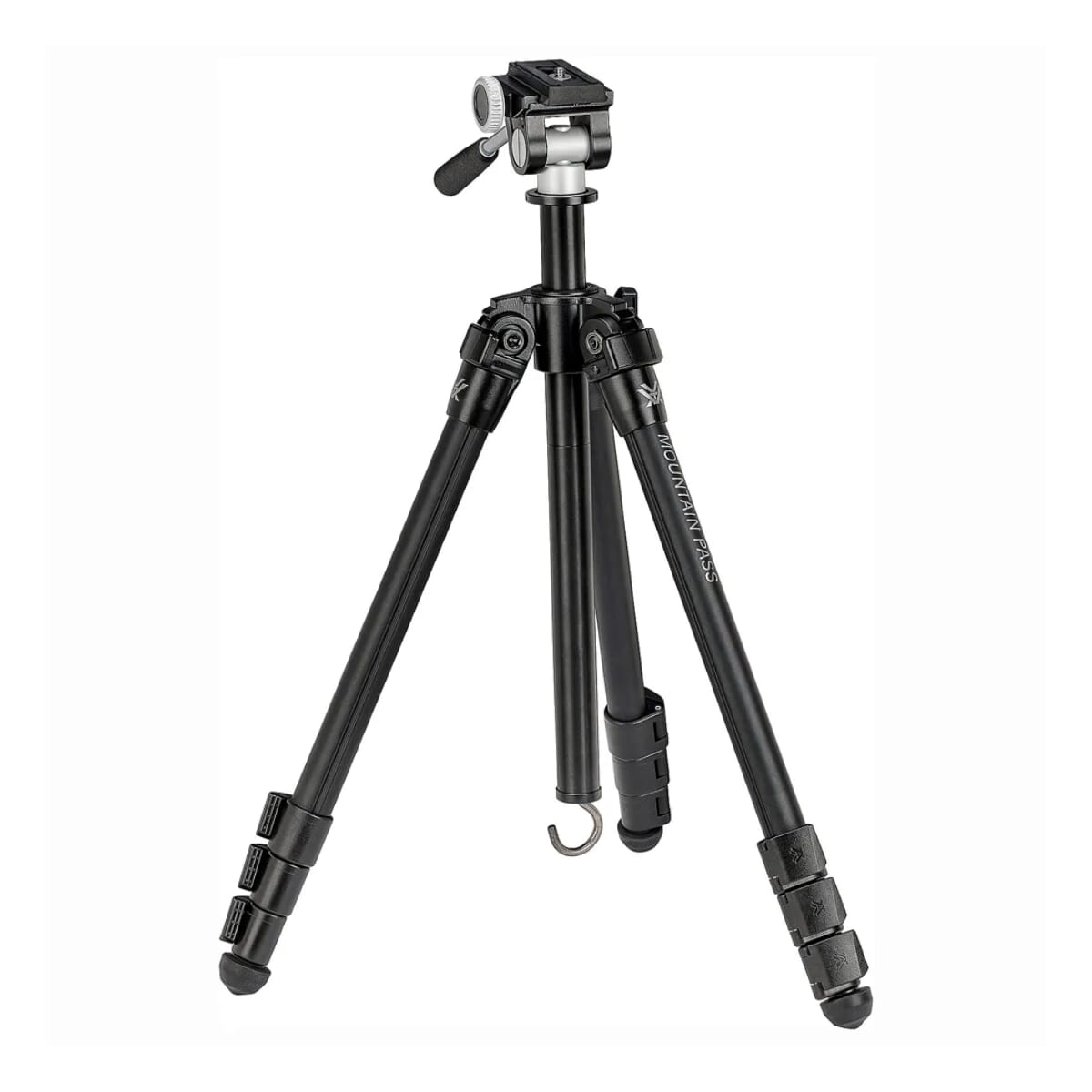 Vortex Mountain Pass Tripod Kit w/QR Plate, Counterweight Hook, Carry
