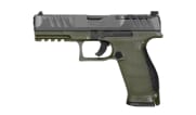Walther Arms PDP 9mm 4.5" Bbl Two-Tone Green Frame Optic Ready Full Size Pistol w/(2) 18rd Mags 2858363