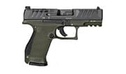 Walther Arms PDP 9mm 4" Bbl Two-Tone Green Frame Optic Ready Compact Pistol w/(2) 15rd Mags 2858428